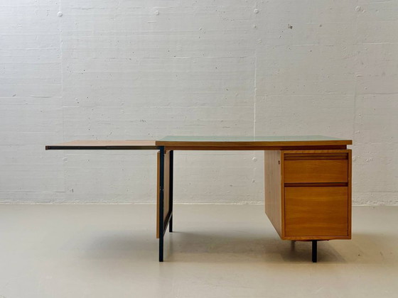 Image 1 of Mid-century desk with linoleum top by Merz Roller, 1960s