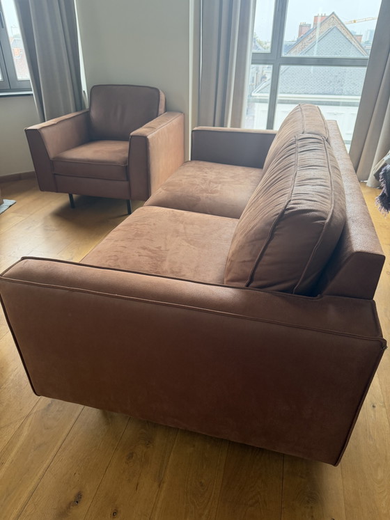 Salon Zetelset Cognac – Zithoek, Leather, Metal (photo 4 of 6)
