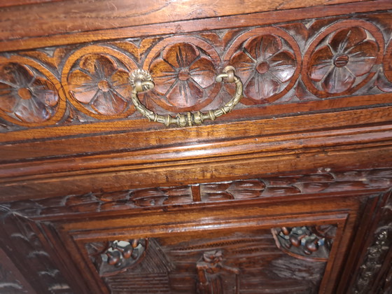 Image 1 of Set of walnut furniture