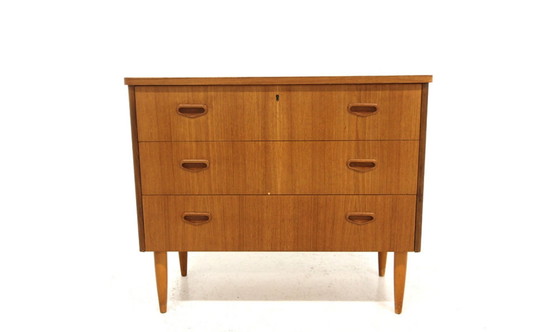Commode Scandinave en Teck, Sweden, 1960, Scandinavian (photo 3 sur 8)