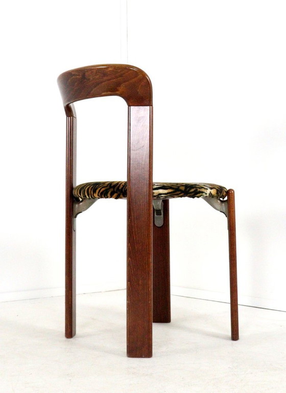 Set di 6 sedie Bruno Rey per Kusch & Co con stampa tigrata vintage – Sedie da pranzo, Wood (photo 16 of 24)