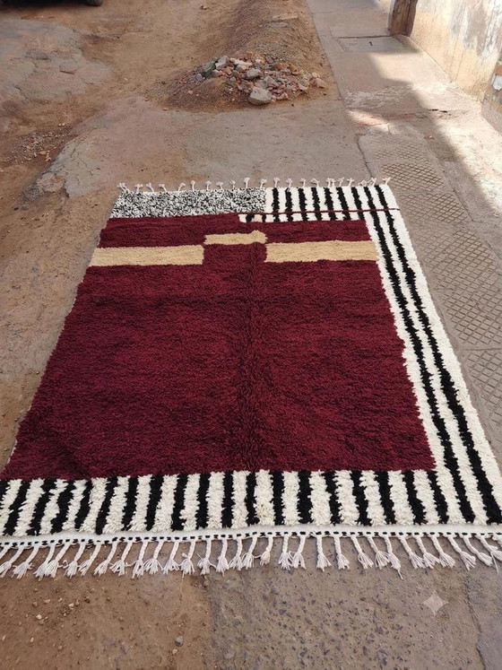 Alfombra Béni Ourain, artesanía tradicional tejida a mano, tamaño 1,5/2,5 m – Accupunto, Wool (photo 4 of 8)