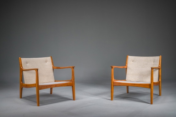 Image 1 of Bank en stoelen van Eugen Schmidt voor Soloform, jaren 60, set van 3.