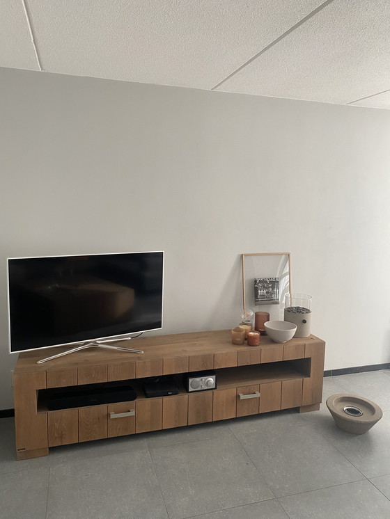 Image 1 of Massief eiken tv meubel
