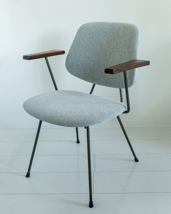 Image 1 of Chaise de salle à manger/bureau vintage Wim Rietveld