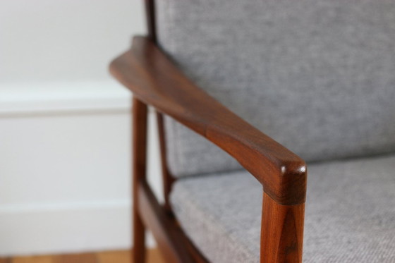 Image 1 of Poltrona vintage scandinava in teak, anni '60