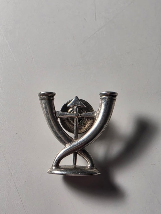 Image 1 of Brooch/Pin – Gio Ponti for Christofle – Sterling Silver – 1950s