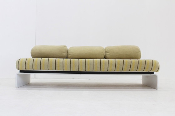 Divano Letto da giorno Vintage Cor Orbis di Luigi Colani anni '70, Letti da giorno, Metallo, Tessile, Bianco (foto 4 di 11)