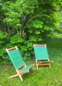 4x Byer Deluxe Maine Lounger beach or garden chairs