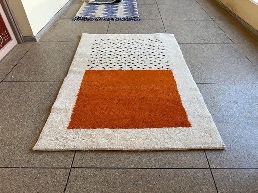 Auténtica alfombra marroquí Atlas Beni Ourain, 250 cm x 150 cm. – ABM, vloerkleden en tapijten, Wool