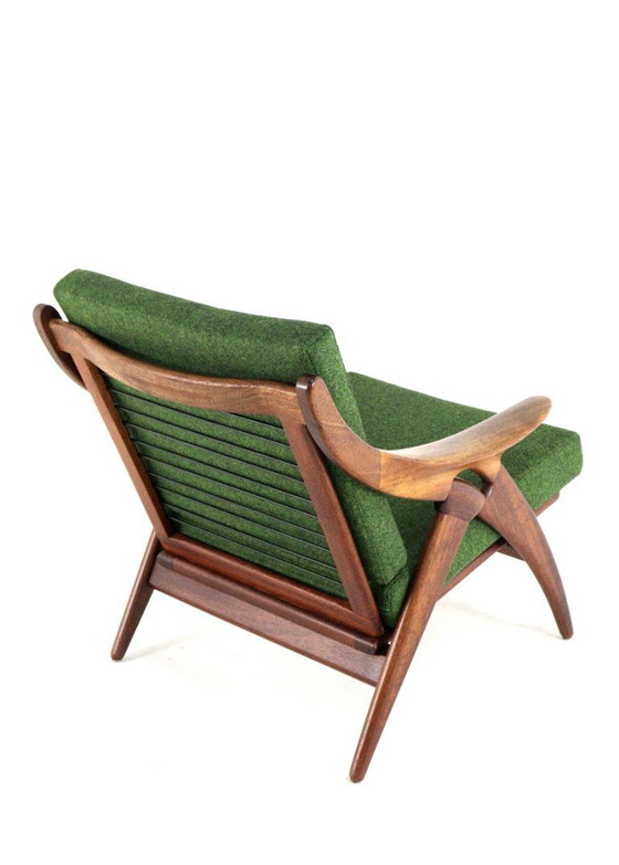 Image 1 of De Ster de Knoop fauteuil 'Glane' vintage gestoffeerd