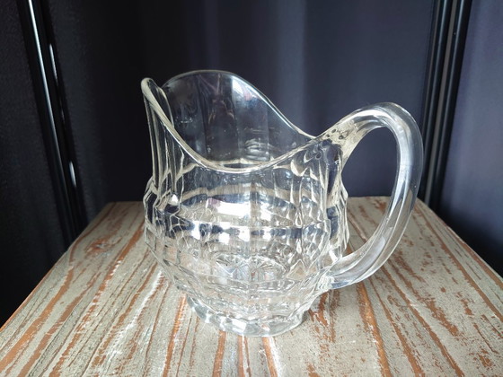 Image 1 of Art Deco Pressglas-Wasserkanne