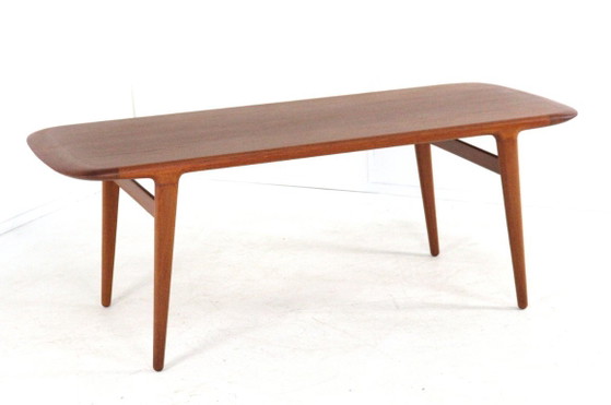 Image 1 of Vintage Deense teak salontafel 'Fugslev'