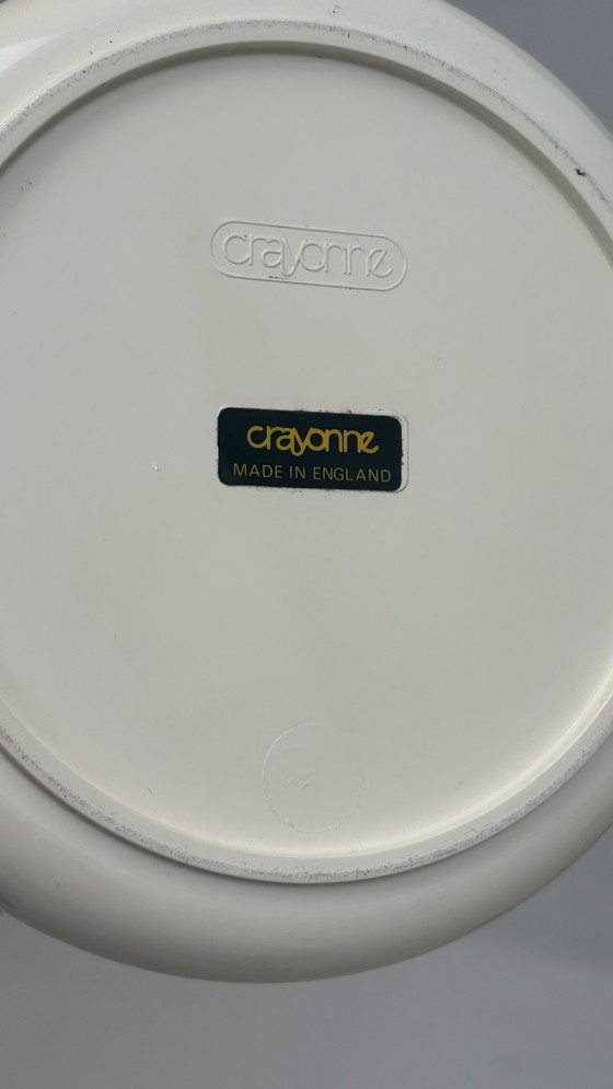 Image 1 of Crayonne vintage beige kunststof grote ijsemmer / voorraadpot