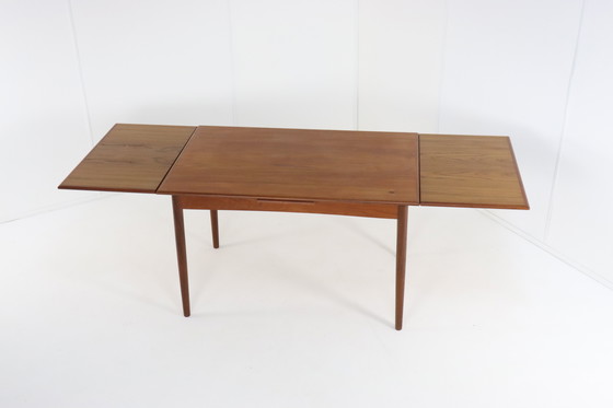 Image 1 of Danish Extendable Rectangular Dining Table 'Nymark' Vintage