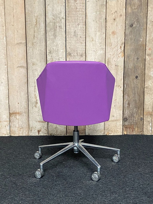 5 sillas de conferencia Casala Parker Design con ruedas – vergaderstoel, Plastic (photo 2 of 5)