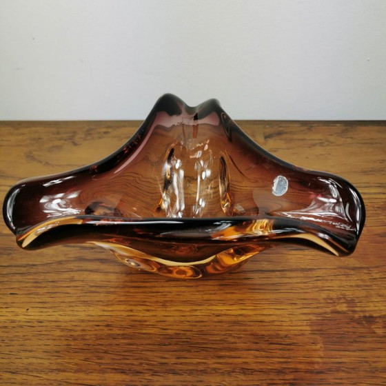 Image 1 of Vintage glass bowl, ashtray. Murano glass 007