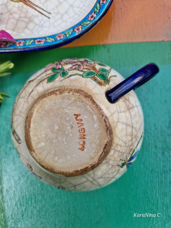 Antiek Longwy Serviesgoed – Ceramic (photo 14 of 15)
