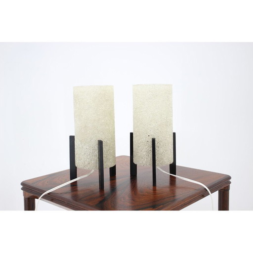 Set di due lampade da tavolo vintage Germania