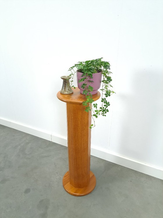 Image 1 of Teak pillar, plant stand, column
