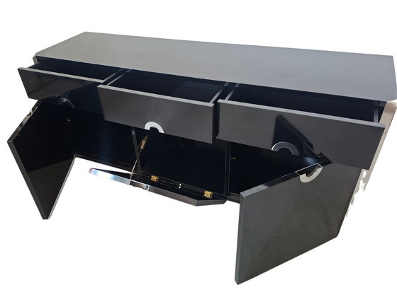 Image 1 of Iconica Credenza 3 Ante "Alveo" di Willy Rizzo per Mario Sabot – Design Anni '70