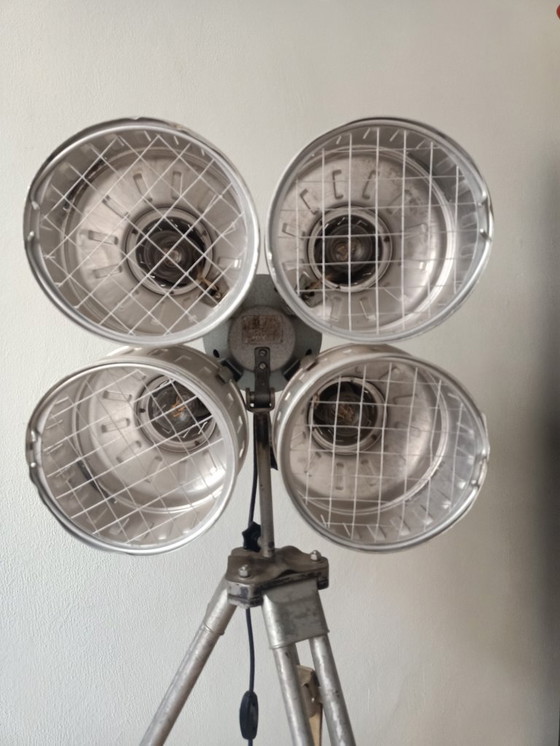 Image 1 of Cool vintage industrial tripod lamp