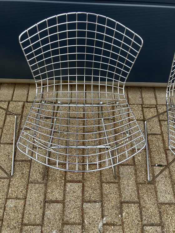 Image 1 of 4x original Knoll Bertoia Side Chairs Chrom im Top Zustand!