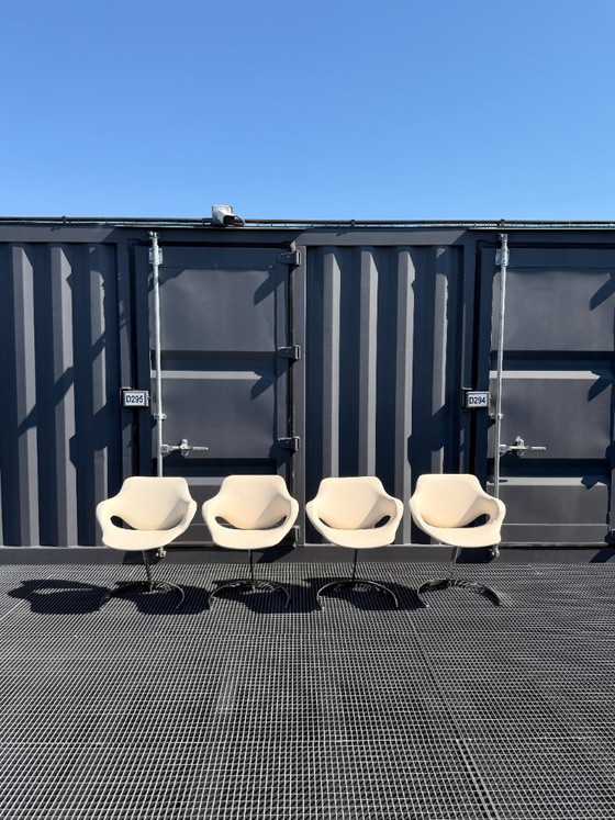 Image 1 of Boris Tabacoff MMM tafel en 4 stoelen set | Design uit de jaren 70