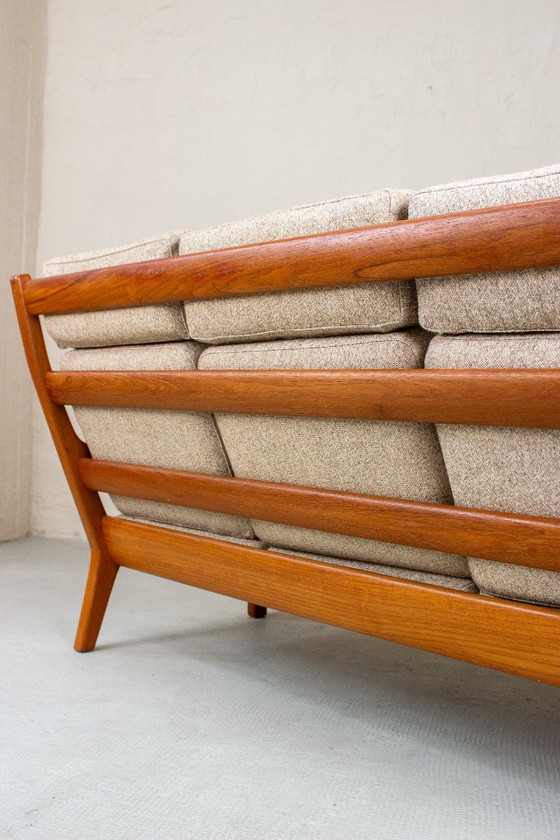Canapé Vintage en Teck 3 Places Juul Kristensen Danish Mid Century – Canapés 3 places, Wool (photo 12 of 22)