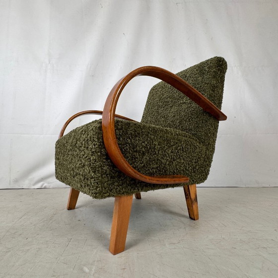 Image 1 of Fully Restored Jindřich Halabala H-410 Armchair for UP Závody, 1930s