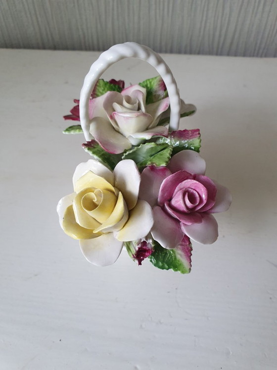 Image 1 of Royal Doulton flower basket – Fine Bone China – vintage England