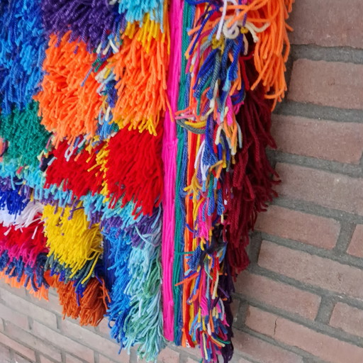 Vintage wandkleed wanddecoratie muurkleed kunstwerk