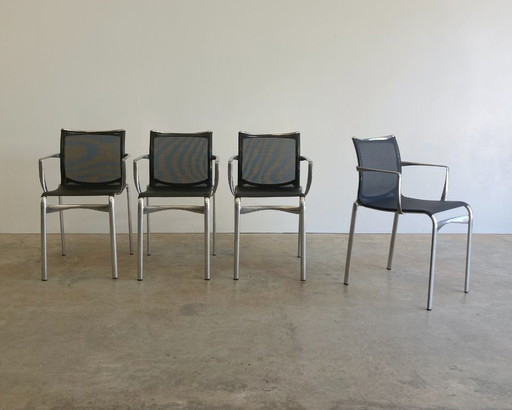 4 sillas Alias ​​High Frame 40 de Alberto Meda