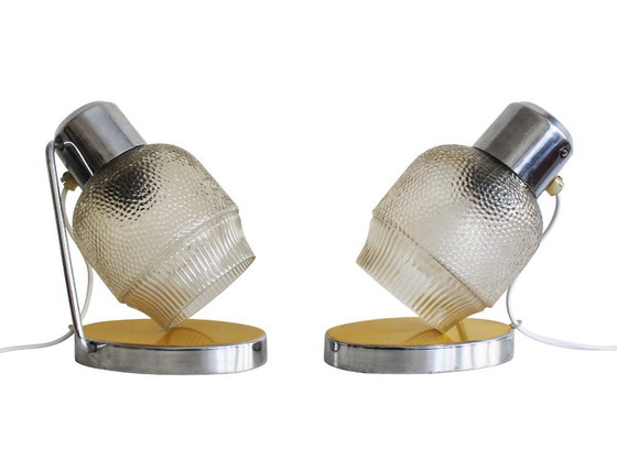 Image 1 of Paire de lampes de table Drupol des années 1950, modèle 21620