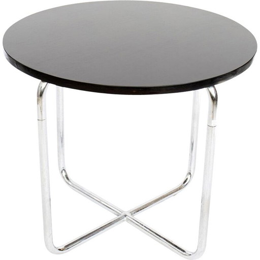 Vintage Bauhaus bijzettafel van stalen buizen, jaren 1930