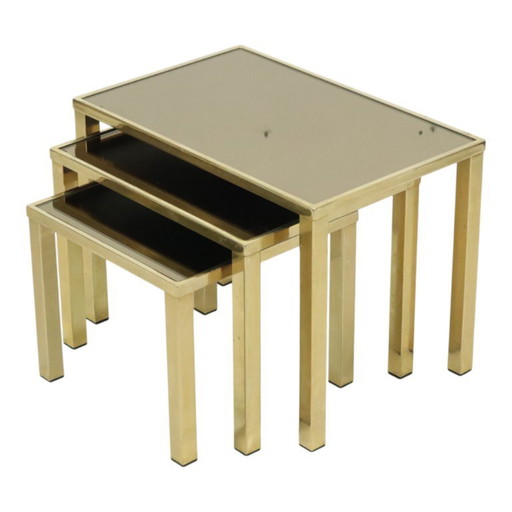 Nesting tables Belgo Chrom 23kt Gold Gilded