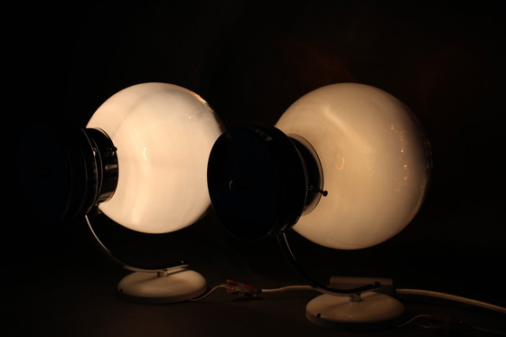 Image 1 of Pareja de apliques italianos de Murano de los años 70