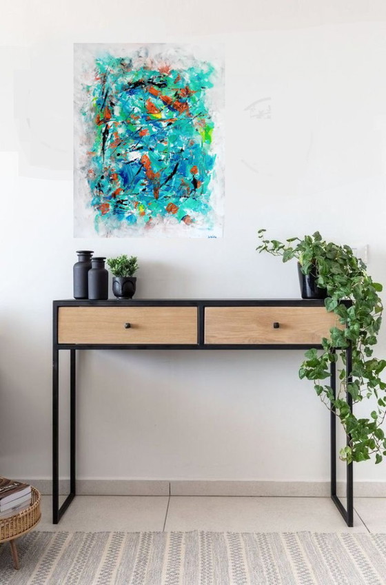 Image 1 of Abstract colorful painting