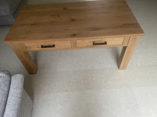 Hand gemaakte salontafel eikenhout
