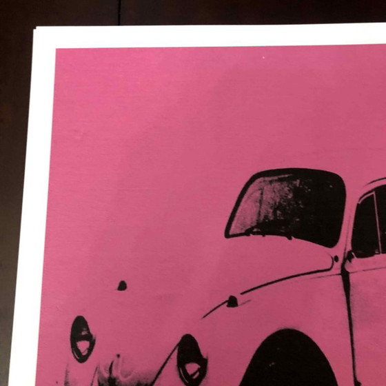 1990s After Andy Warhol Pink Lithograph "Numbered And Signed On Plate" Lithograph – Lithographs & prints (photo 7 of 11)