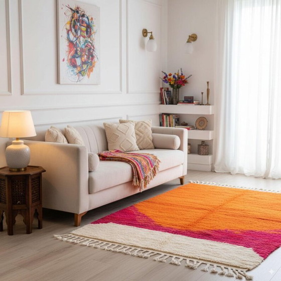 Image 1 of Prächtiger marokkanischer handgeknüpfter Teppich, 250 cm x 150 cm