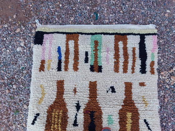 Marokkanischer handgewebter Wollteppich, 250x150 cm, traditioneller Stil. – Teppiche & Läufer, Wool (photo 9 of 10)
