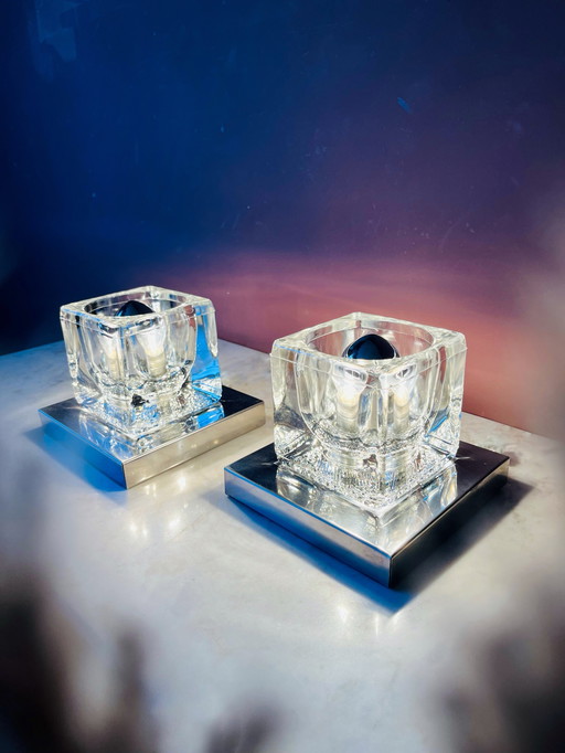 Peill & Putzler Ice Cube wall lamps