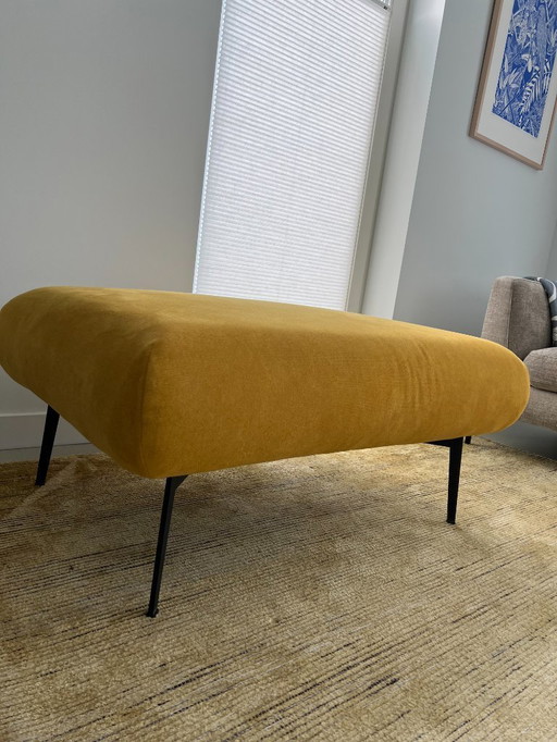 Yellow footstool