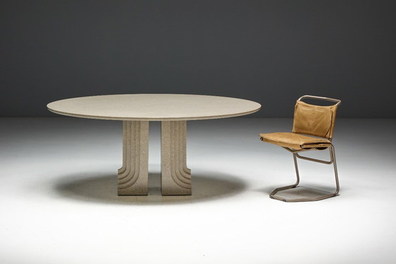 Image 1 of Samo Dining Table by Carlo Scarpa for Simon Gavina, Italy, 1971