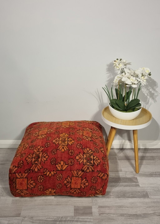 Kelim berber pouf, pouf marocain