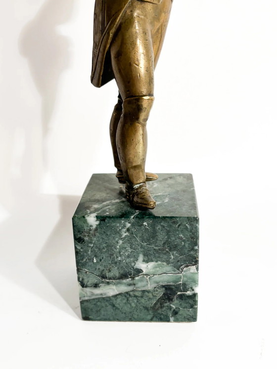 Napoleon Figurine in Gilded Bronze with Marble Base, 1960s – Sculpture (photo 7 of 10)