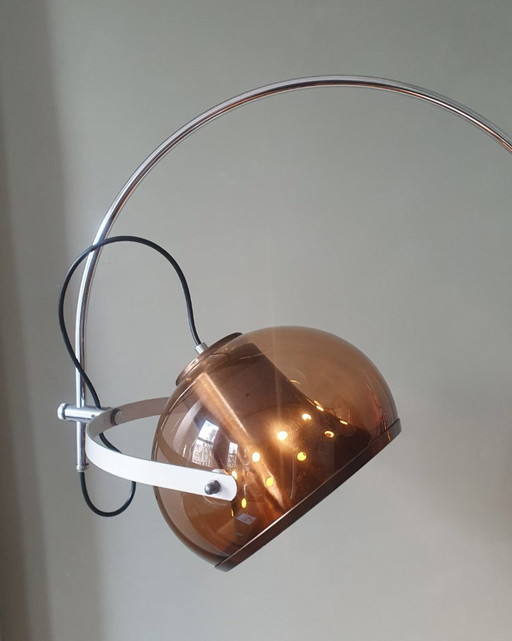 Aplique ajustable Vintage Dijkstra, lámpara de arco Space Age