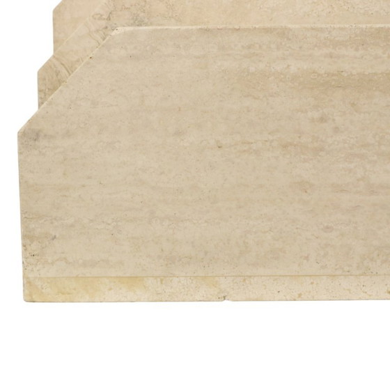 Vintage Magazine Rack Travertine Natural Stone Seventies (photo 16 of 22)