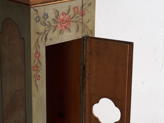 Boîtier d'horloge de parquet ancien en pin peint – Europe Centrale, circa 1850 – Pendules, Iron, Glass (photo 36 of 40)